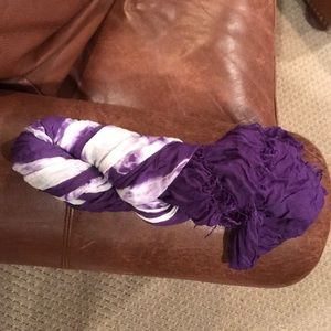 Tie dye scarf